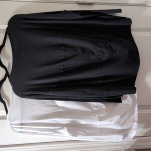 2 Lululemon Long Sleeve Shirts Black and White